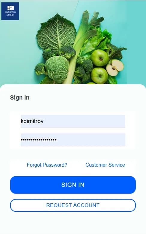 Sign In — Mobile