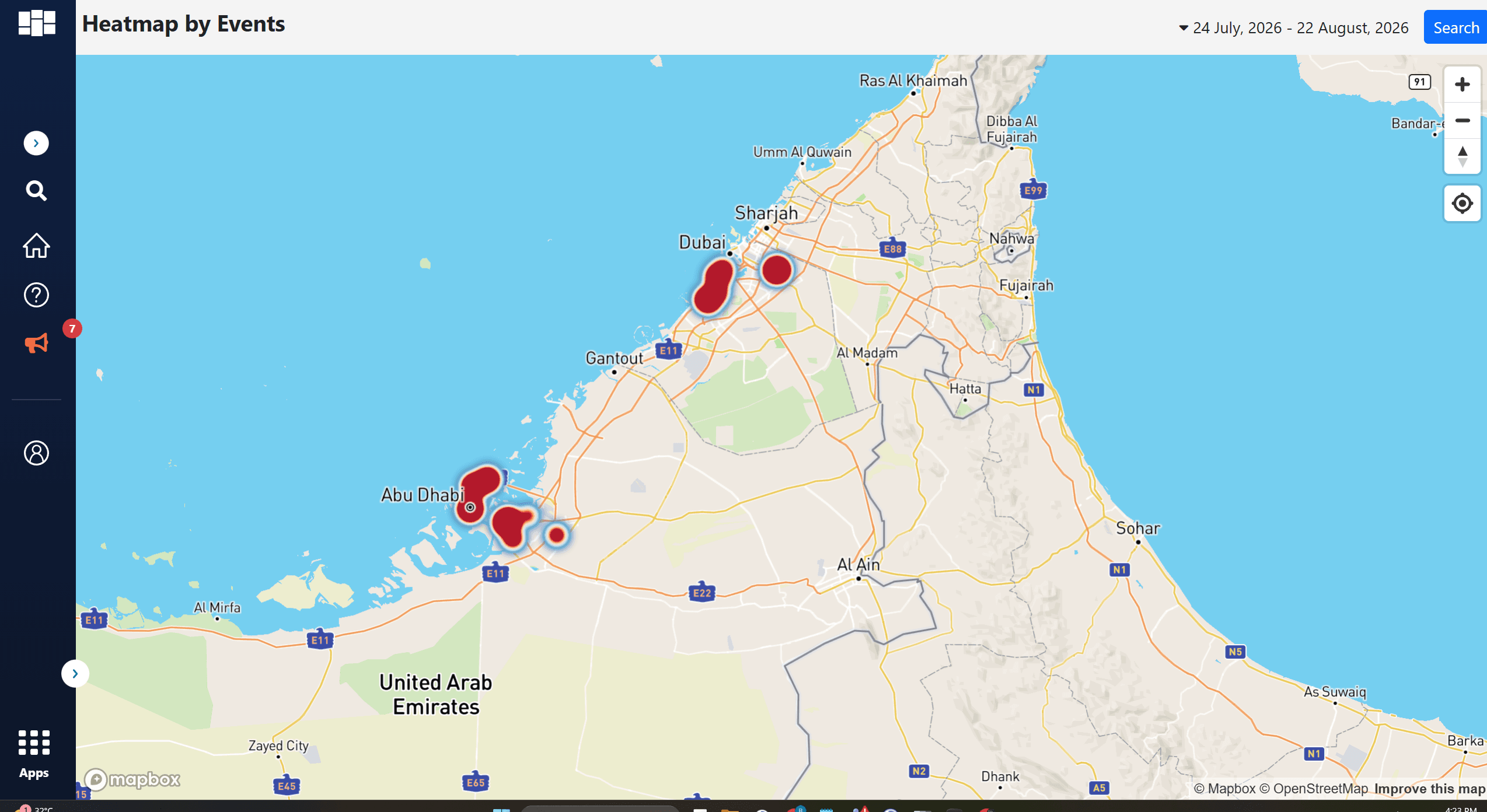 Field Activity Heatmaps