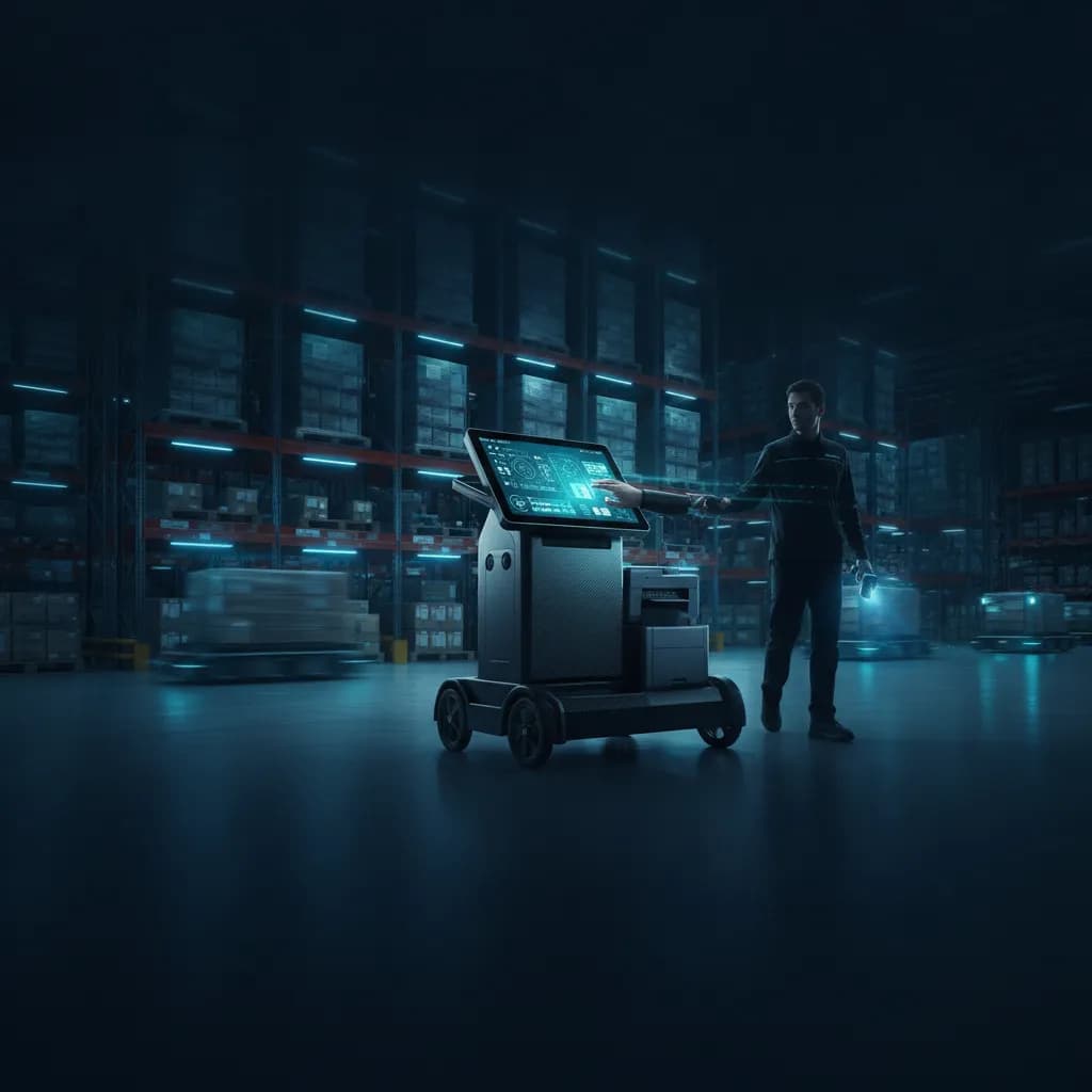 How do mobile picking stations improve warehouse efficiency?